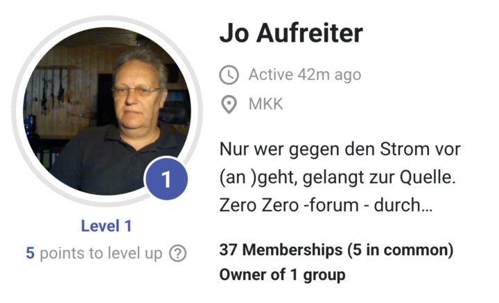 Schön, dass du da bist, Jo Aufreiter