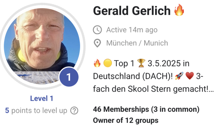 🎉Willkommen im Empfehlungs-Marktplatz, Gerald Gerlich 🎉