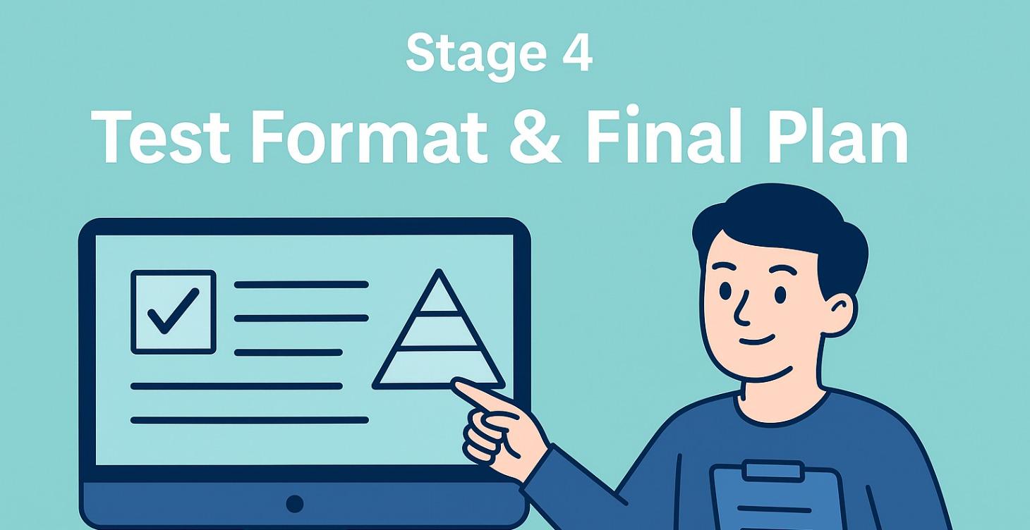 Stage 4: Test Format and Final Plan