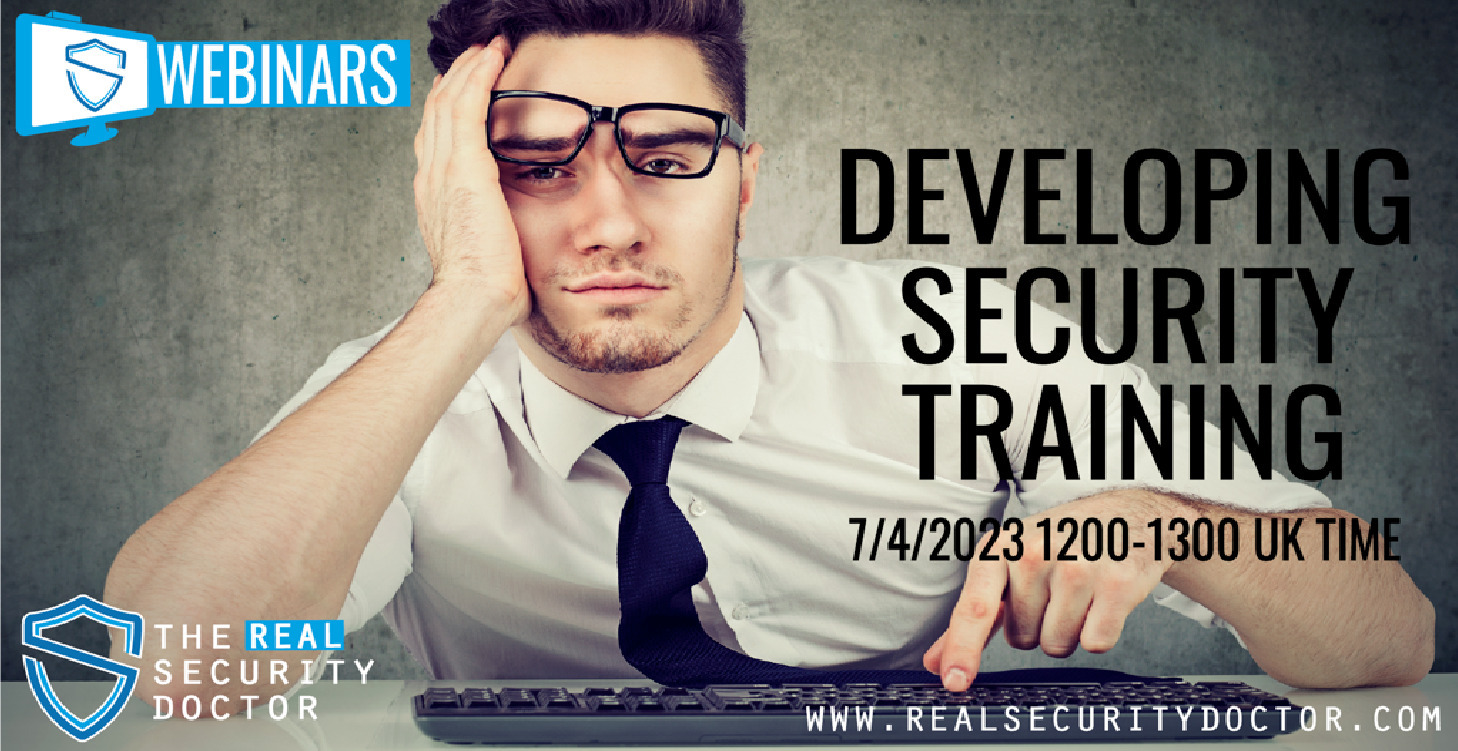 Developing security training