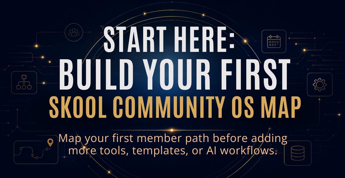 Build Your First Skool Community OS Map