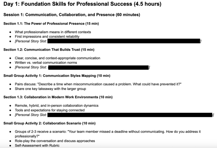 Agenda LEAKED for the pilot! 