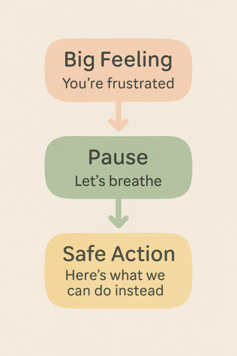 🌟Teaching emotional skills, not just stopping behaviours.🌟