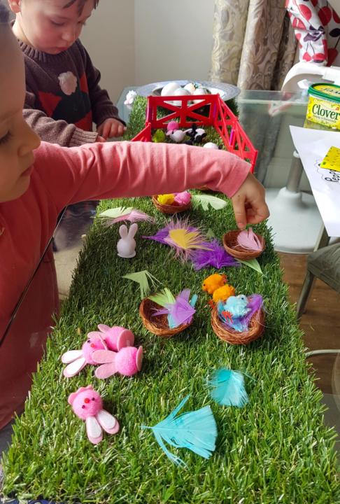 🐣 Easter Small World Play (that actually lasted)
