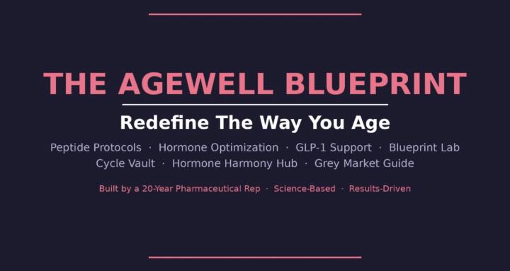 The Agewell Blueprint