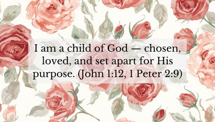 Scripture Based Affirmation Cards