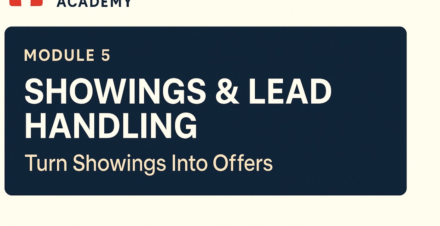 Showings & Lead Handling