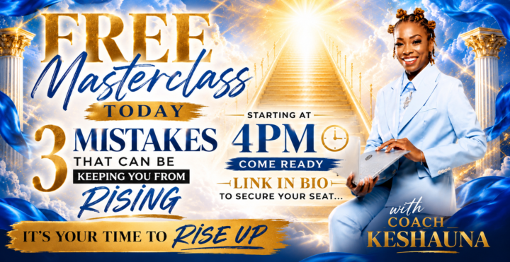 Free Masterclass Today @4pm CST🚨📘🌟