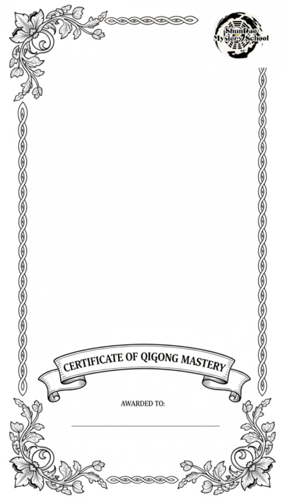 Creating the ShunDao Mystery School Certificate..