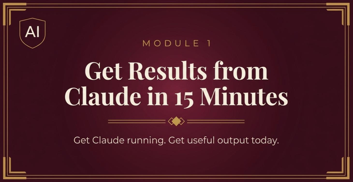 Get Results from Claude in 15 Minutes