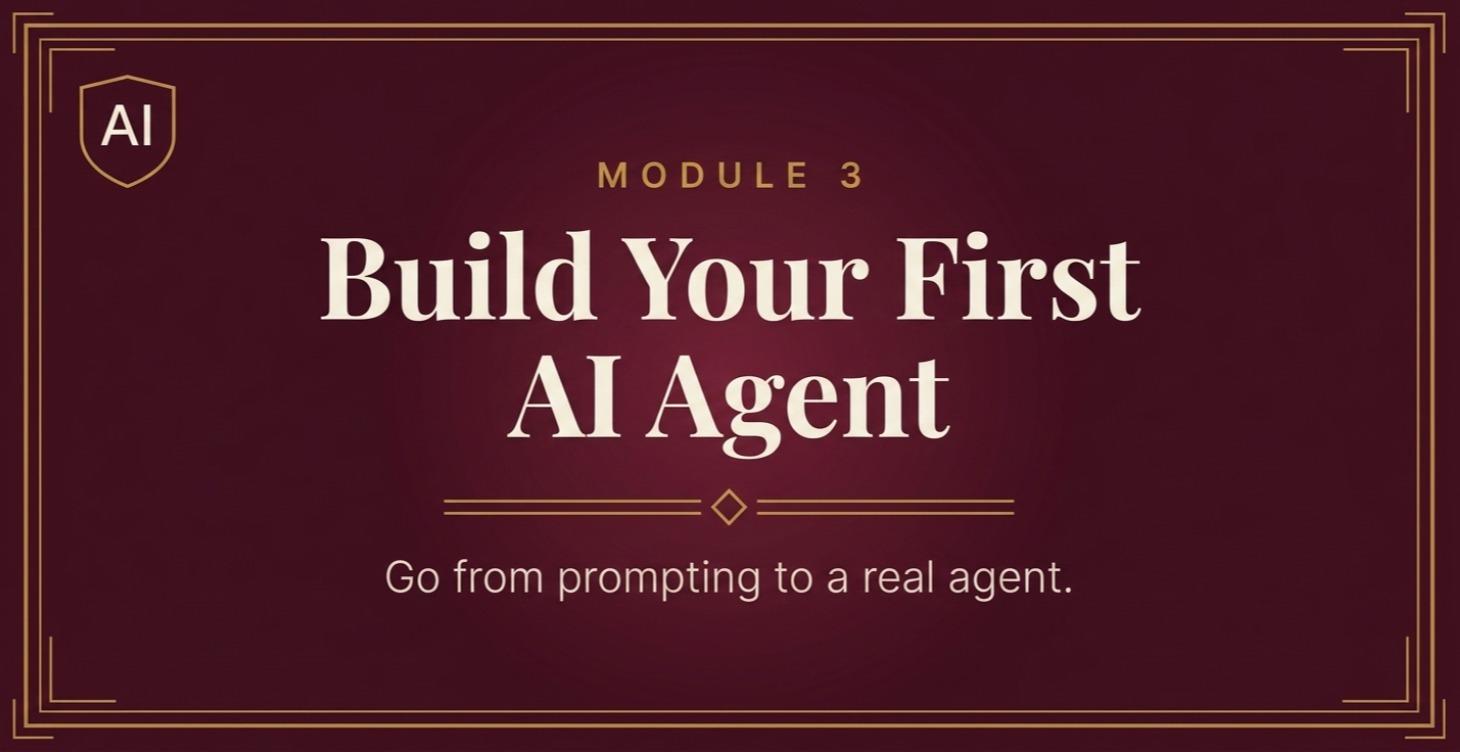 Build Your First AI Agent