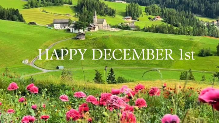 Happy December 1st 