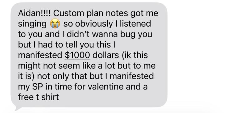 More custom plan success 