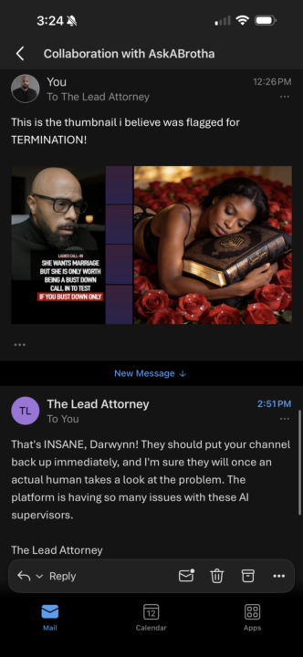 YouTube channel was terminated by AI automated bot review