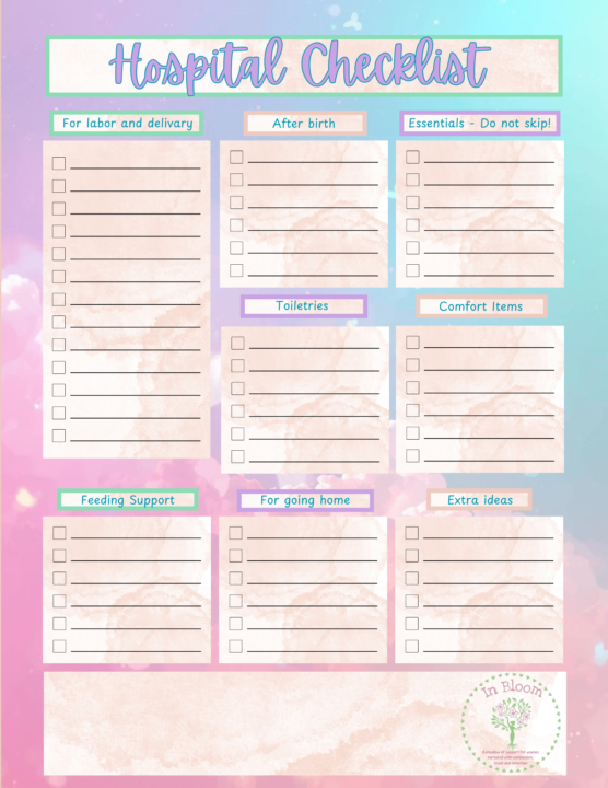 💥FREE HOSPITAL CHECKLIST!💥