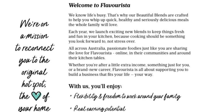 Flavourista with Bronte