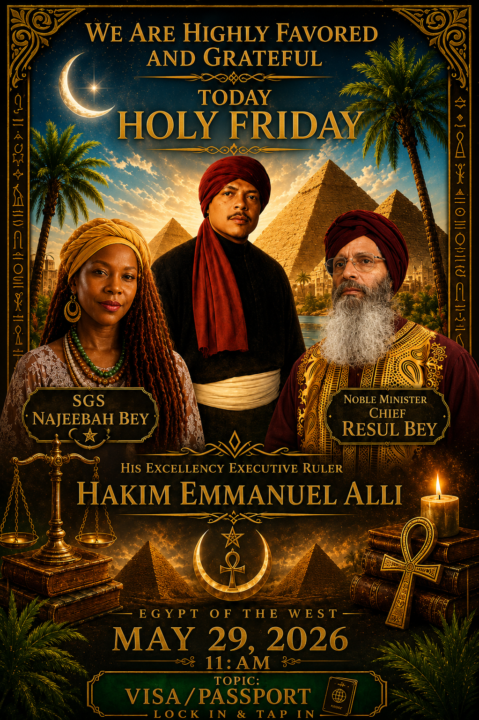 Holy Friday Tap-In Topic: Visa/Passport 