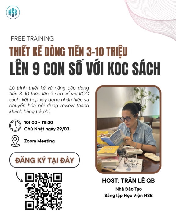 [KHAI MỞ DÒNG TIỀN] THIẾT KẾ DÒNG TIỀN 3–10 TRIỆU LÊN 9 CON SỐ VỚI KOC SÁCH
