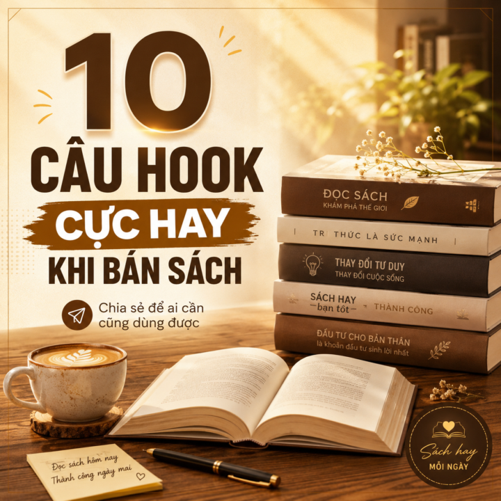 10 câu hook cho chủ đề về sách 