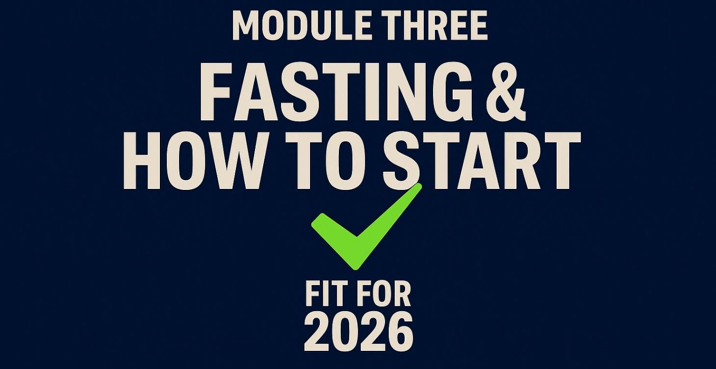 Lesson 3 - How to Start Fasting