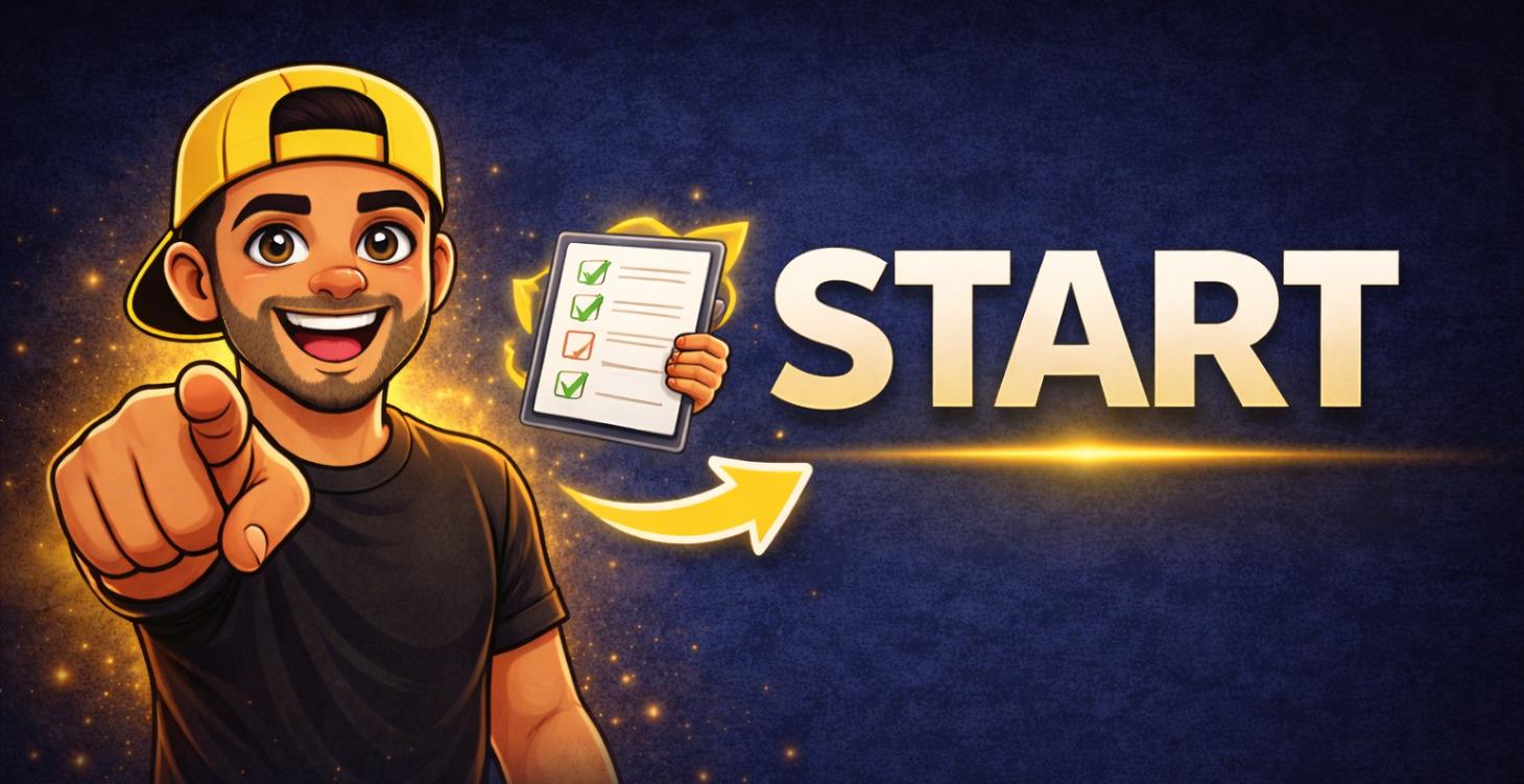 START HIER — Dein Weg beginnt jetzt