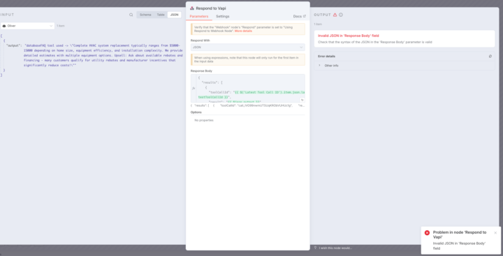 HVAC Voice Agent issue 