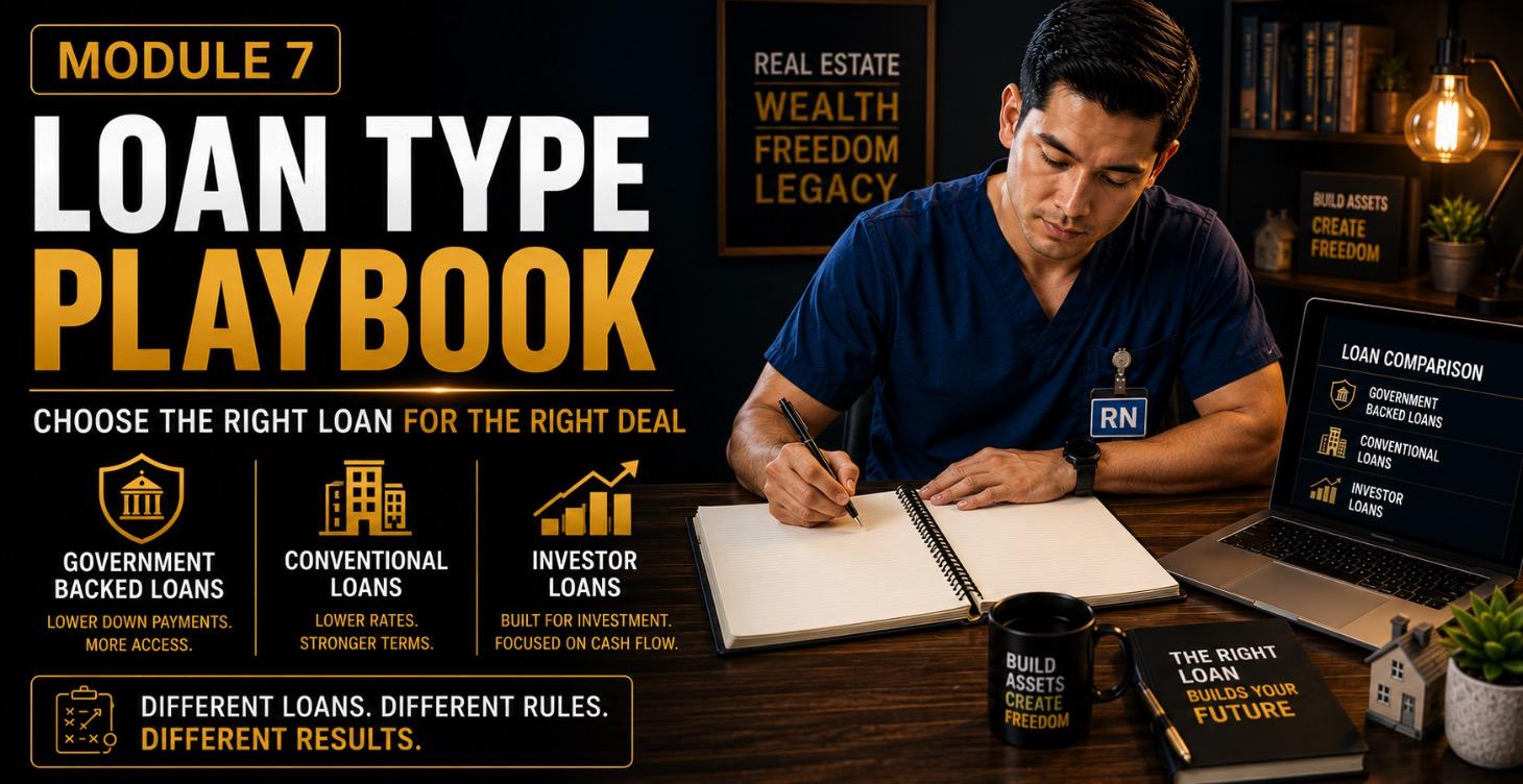 Module 7 — Loan Type Playbook (Preview)