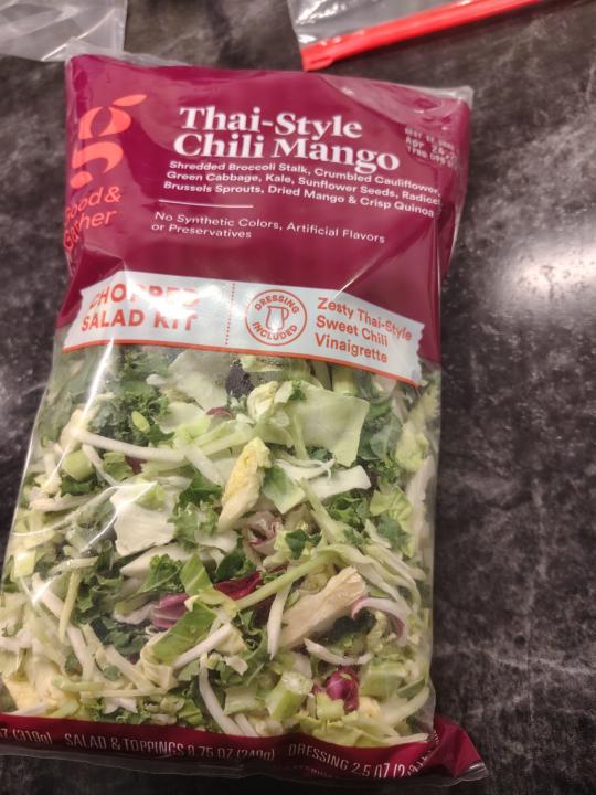 Just discovered pre-chopped salad kits