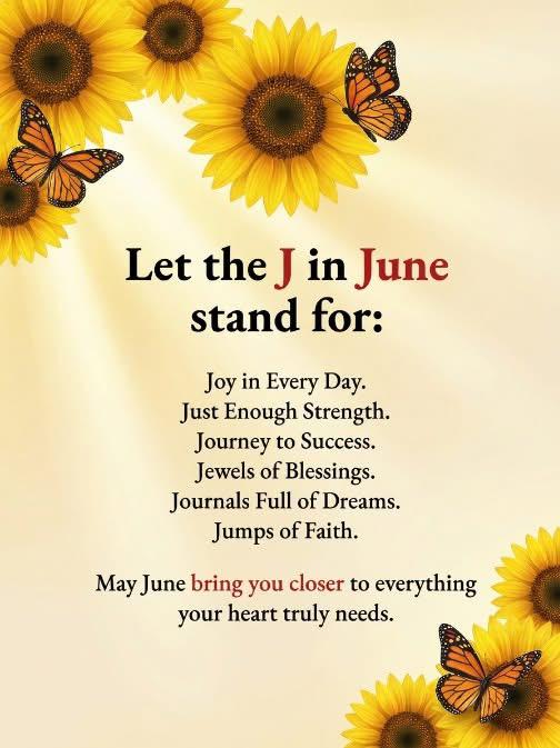 JUNE!🐝🌻