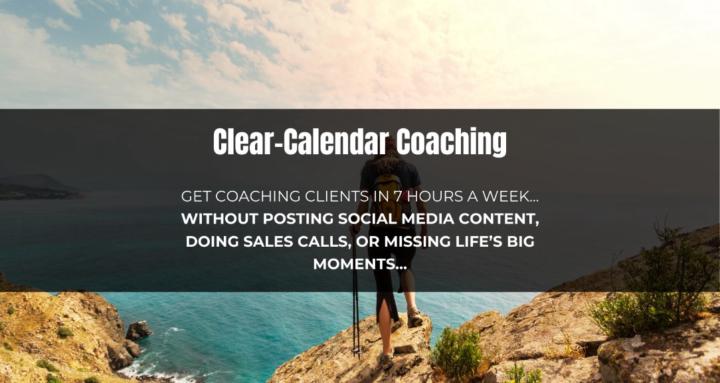 Clear-Calendar Coaching