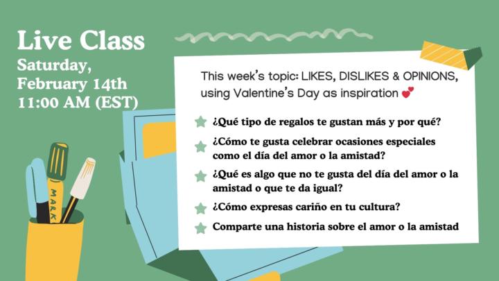 ✨ This Saturday’s live class (small schedule change!) ✨