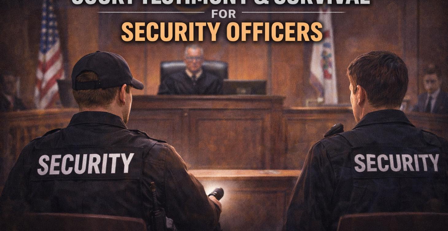 Court Testimony & Survival for Security Officers