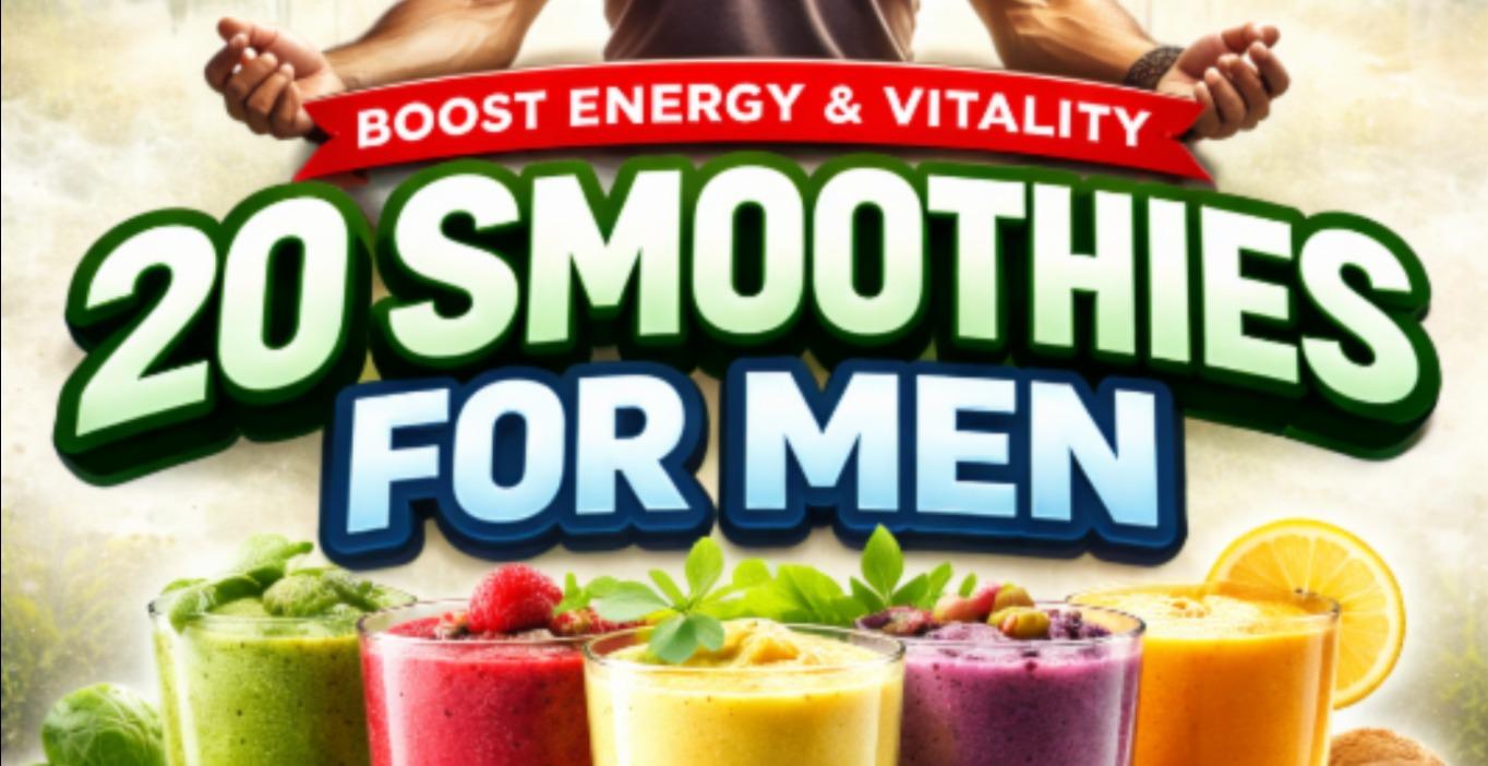 20 Smoothies for Men | Digital PDF Guide