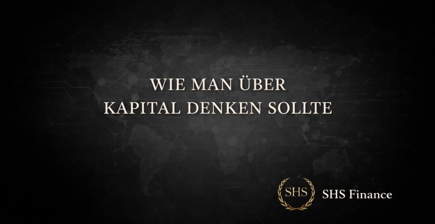 Wie man über Kapital Denken sollte