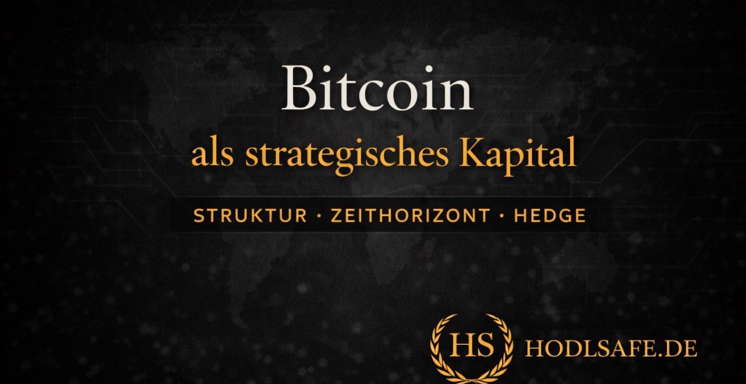 Bitcoin als strategisches Kapital