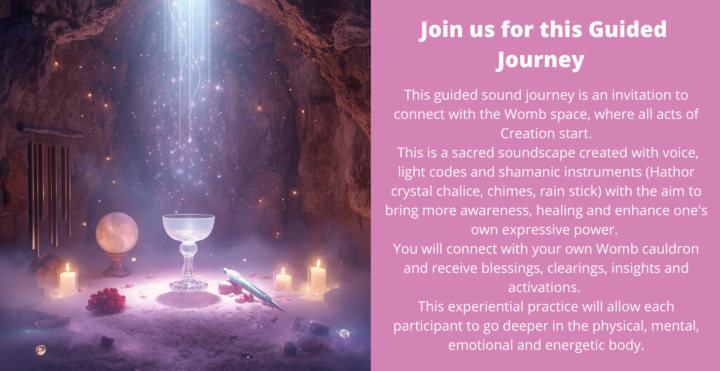 ✨ Upcoming Experience: Guided Sound Journey into the Womb ✨