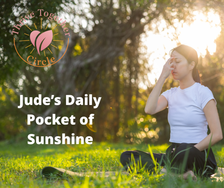 ☀️ Jude's daily pocket of Sunshine ☀️