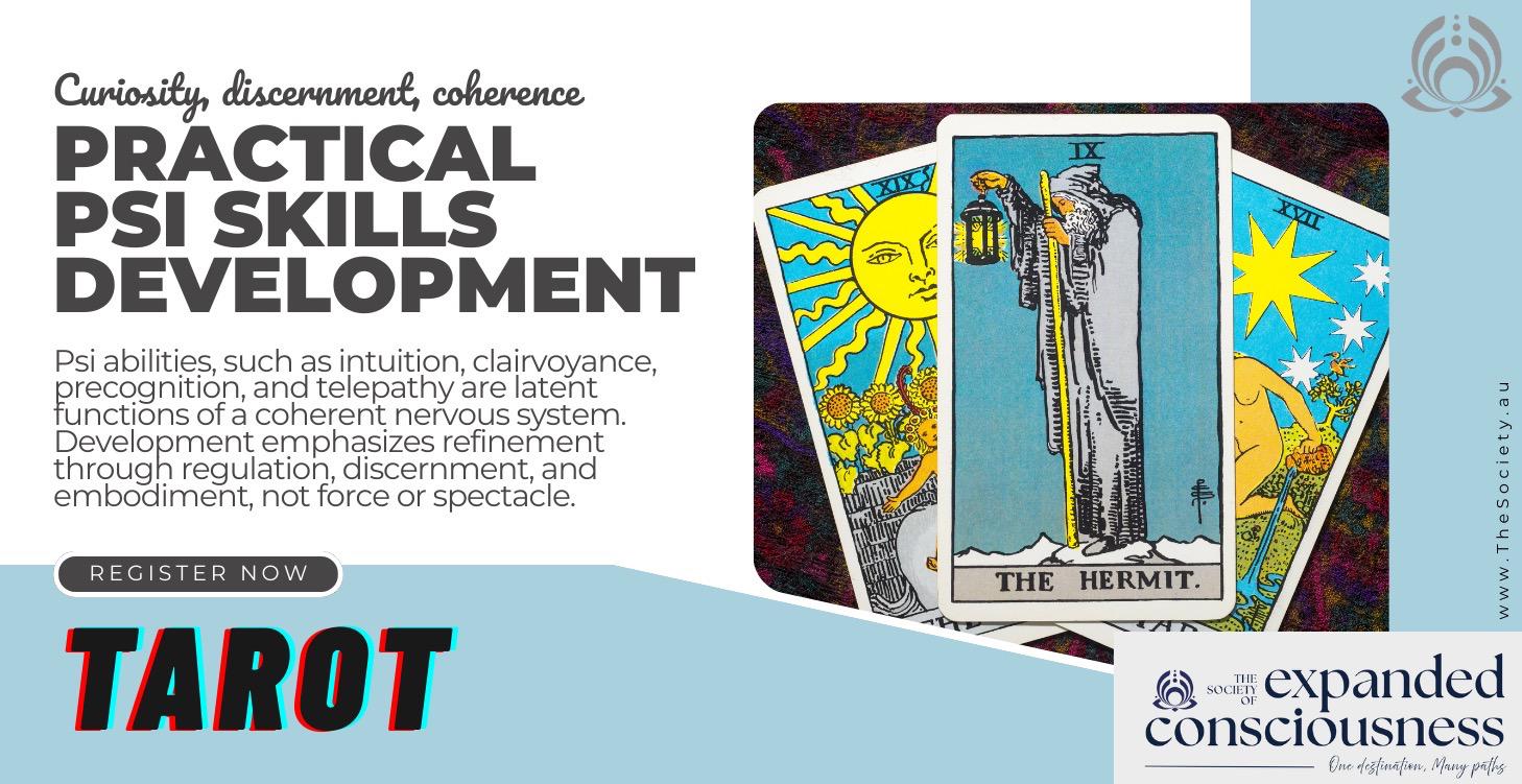 Practical Psi Development with Tarot Divination