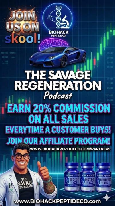 Become a Biohack Peptide Co Affiliate