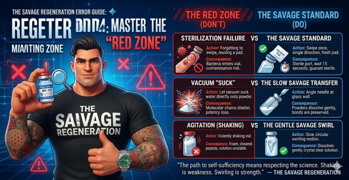 The Savage Regeneration Error Guide:The "Red Zone"