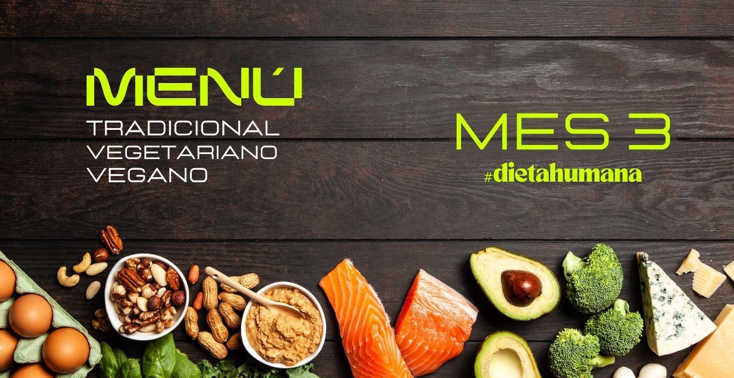 MENÚ COMIDAS MES 3