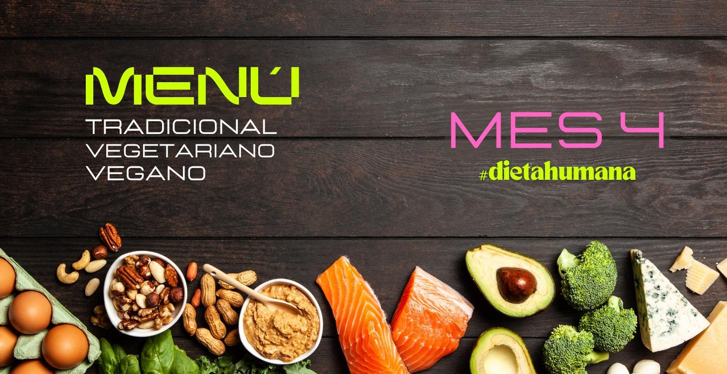 MENÚ COMIDAS MES 4