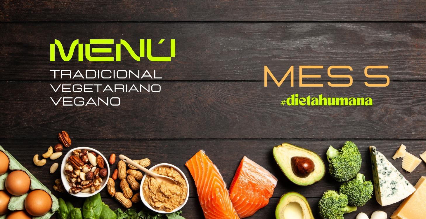 MENÚ COMIDAS MES 5