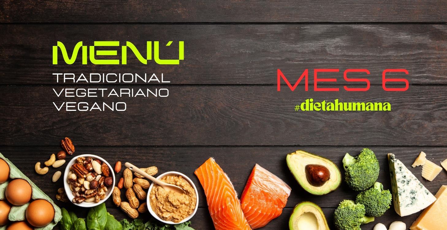 MENÚ COMIDAS MES 6