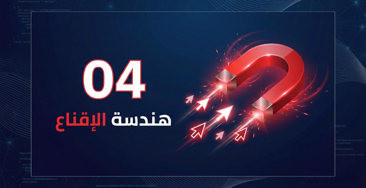 المرحلة الرابعة: هندسة الإقناع