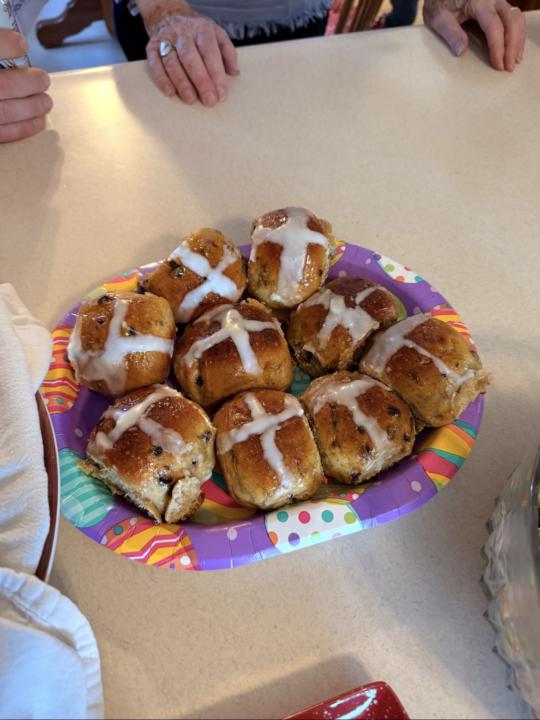 Hot Cross Buns at an Easter Dinner 😅