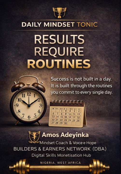 🔑 RESULTS REQUIRE ROUTINES 🔑