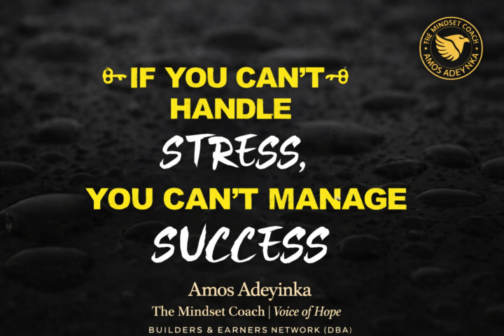 Topic: Managing Stress to Sustain Success