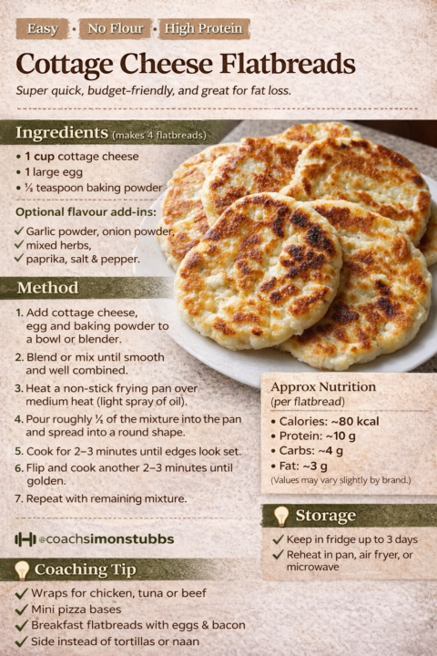 🫓 Cottage Cheese Flatbreads