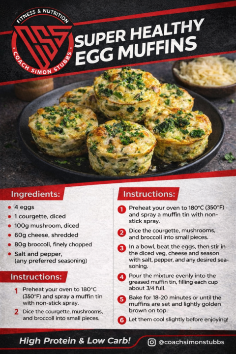 🔥 SUPER HEALTHY EGG MUFFINS 🔥